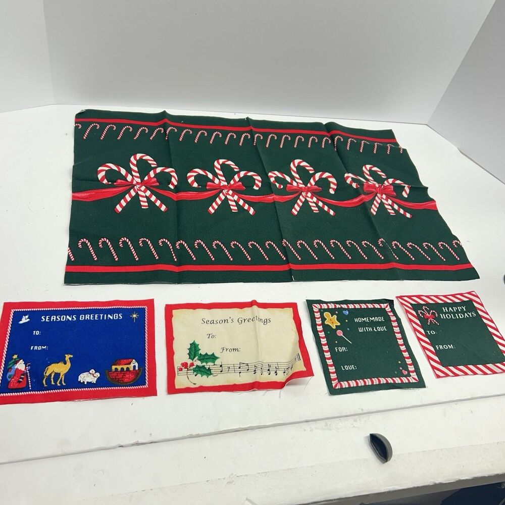 Vintage 1990s Daisy Kingdom Christmas Craft Panel Lot